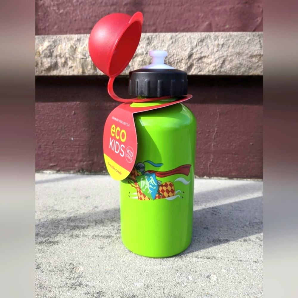 4 STAINLESS STEEL WATER BOTTLES FOR KIDS 4 FOR THE PRICE OF 1!!! 13.5oz